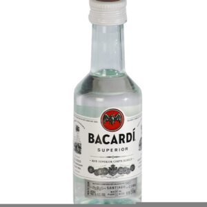 MINIATURA RON BACARDI LIGHT x50cc