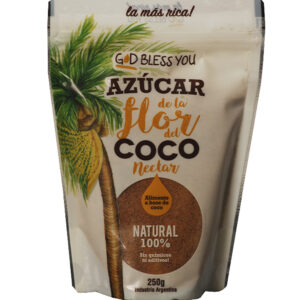 AZUCAR DE COCO GOD BLESS YOU DOY PACK 24x250g
