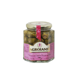 ACEITUNAS RELLENAS C/JAMON COCIDO AGROIANNI 12x330g